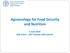 Agroecology for Food Security and Nutrition. 1 June 2016 Side Event th Session FAO Council