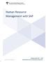 Human Resource Management with SAP