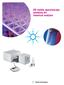 UV-visible spectroscopy solutions for chemical analysis