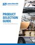 PRODUCT SELECTION GUIDE. for Original Equipment Manufacturers