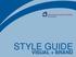 STYLE GUIDE VISUAL + BRAND