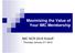 Maximizing the Value of Your IMC Membership