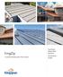 KingZip. Insulated Standing Seam Roof System. Insulated Metal Wall Systems Installation Guide