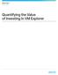 Quantifying the Value of Investing In VM Explorer