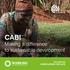 CABI Making a difference to sustainable development.  KNOWLEDGE FOR LIFE