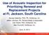 Use of Acoustic Inspection for Prioritizing Renewal and Replacement Projects at Ft. Jackson, South Carolina