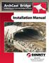 Installation Manual. ArchCast Bridge. 3-Sided Precast Concrete Bridge Structure