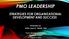 PMO LEADERSHIP STRATEGIES FOR ORGANIZATIONAL DEVELOPMENT AND SUCCESS