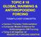 TOPIC # 16 GLOBAL WARMING & ANTHROPOGENIC FORCING