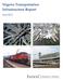 Nigeria Transportation Infrastructure Report. April 2013