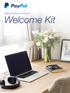 Making PayPal work for you. Welcome Kit