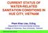 CURRENT STATUS OF WATER-RELATED SANITATION CONDITIONS IN HUE CITY, VIETNAM
