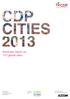 Summary report on 110 global cities. Written by CDP  +44 (0) In proud partnership with