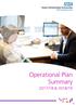 Essex Partnership University NHS Foundation Trust. Operational Plan Summary 2017/18 & 2018/19