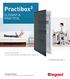 Practibox ELEGANT & PRACTICAL 18 MODULES/ROW FLUSH-MOUNTING DISTRIBUTION CABINETS CATALOGUE PAGES INSIDE