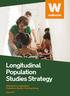 Longitudinal Population Studies Strategy