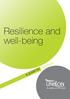 Resilience and well-being. a guide for members