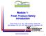 Module 1: Fresh Produce Safety Introduction