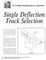 Single Deflection Track Selection