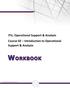 ITIL: Operational Support & Analysis Course 02 Introduction to Operational Support & Analysis