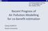 Recent Progress of Air Pollution Modelling for co-benefit estimation