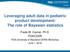 Leveraging adult data in pediatric product development: The role of Bayesian statistics