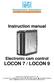 Instruction manual Electronic cam control LOCON 7 / LOCON 9
