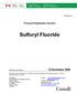 Proposed Registration Decision. Sulfuryl Fluoride