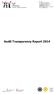 Audit Transparency Report 2014