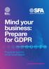 Mind your business: Prepare for GDPR