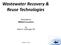 Wastewater Recovery & Reuse Technologies