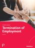A Guide for Employers Termination of Employment