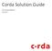 Corda Solution Guide. The Corda Platform Q3 2017