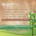 THE WORK OF FAO TO ENHANCE NATIONAL CAPACITIES TO REPORT ON CLIMATE CHANGE AGRICULTURE, FORESTRY AND OTHER LAND USE