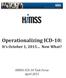 Operationalizing ICD-10: