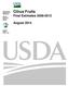Citrus Fruits. Final Estimates August United States Department of Agriculture. National Agricultural Statistics Service