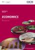Economics GCSE (9-1) Specification ECONOMICS. J205 For first assessment in ocr.org.uk/gcseeconomics