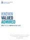 KNOWN VALUED ADMIRED CPD STYLE & COMMUNICATIONS GUIDE. IN COLLABORATION WITH U of T OSCER AND STRATEGIC COMMUNICATIONS & MARKETING