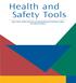Health and Safety Tools. Copies of these checklists and forms can be downloaded from ACT WorkCover s website:
