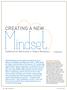 Mindset. Creating a New. Guidelines for Mentorship in Today s Workplace