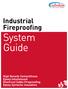 Industrial Fireproofing. System Guide. High Density Cementitious Epoxy Intumescent Electrical Cable Fireproofing Epoxy Syntactic Insulation