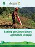 Scaling-Up Climate Smart Agriculture in Nepal