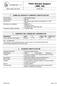 Material Safety Data Sheet CHEMICAL PRODUCT & COMPANY IDENTIFICATION
