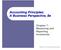 Accounting Principles: A Business Perspective, 8e Chapter 7: Measuring and Reporting Inventories