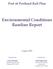 Environmental Conditions Baseline Report