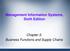 Management Information Systems, Sixth Edition. Chapter 3: Business Functions and Supply Chains