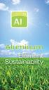 Aluminum: The Element of Sustainability