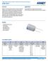 Overview. Applications. Benefits. Part Number System. Single-Ended Conductive Polymer Aluminum Solid Electrolytic Capacitors A C