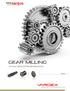 For Gear, Spline & Rack Manufacturing