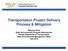 Transportation Project Delivery Process & Mitigation